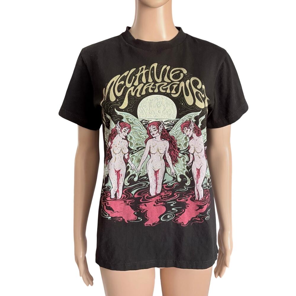 Melanie Martinez Portals Fairy Graphic Tee Black Band Shirt S Moon Cycle Goth